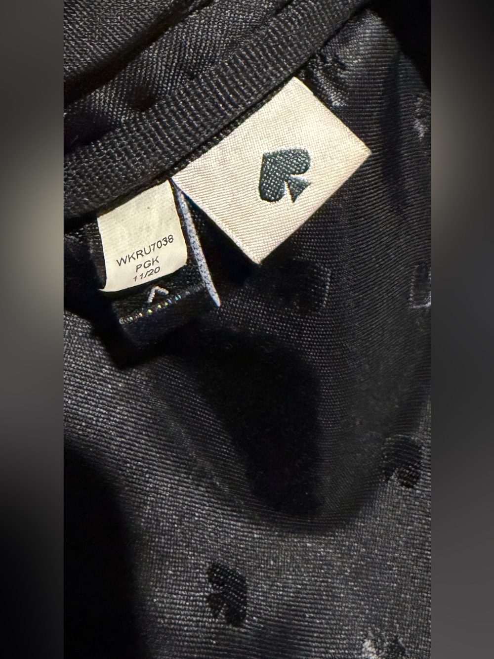 kate spade Black Crossbody with Silver Spade Accent - Picture 4 of 16